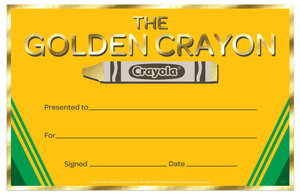 Crayola Golden Crayon Recognition Awards
