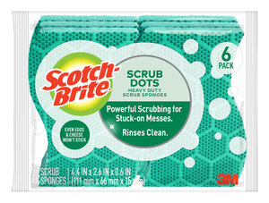 Scotch-Brite Scrub Dots Heavy Duty Scrub Sponge
