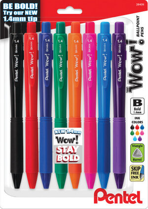 Pentel Wow! Extra Bold Retractable Pens