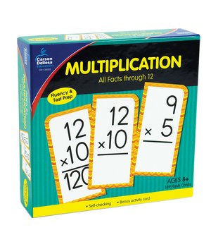 Multiplication All Facts through 12 Flash Cards