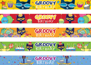 Pete the Cat® Groovy Birthday Slap Bracelet
