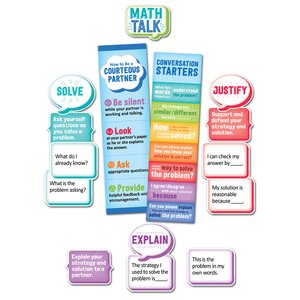 Math Talk Bulletin Board Set