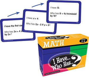 I Have...? Who Has...? Math Game - Grades 5-6