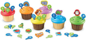 ABC Party Cupcake Toppers