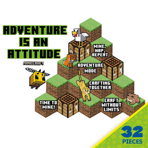 Minecraft Adventure is an Attitude Bulletin Board Set