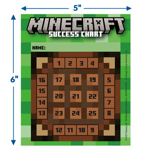 Minecraft Mini Reward Charts w/ Stickers