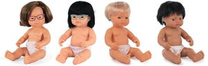 Anatomically-Correct Dolls with Glasses and Hearing Aids