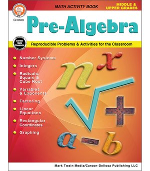 Pre-Algebra Workbook Grade 5-12