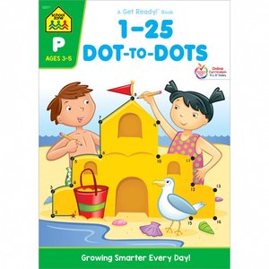 1-25 Dot-to-Dots Preschool Workbook