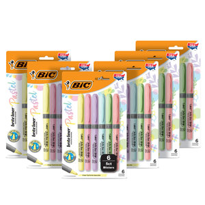 BIC Brite Liner Pastel Assorted Highlighter