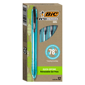 BIC ECOlutions Ocean Gel Retractable Pen