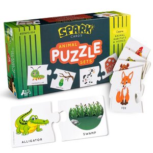 SPARK Animal Home & Habitat Puzzle Set