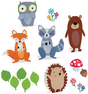 Stand Up Woodland Friends Bulletin Board Set