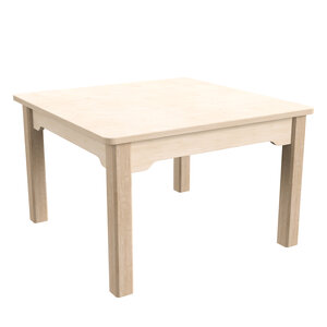 Bright Beginnings Fixed Height Activity Square Tables