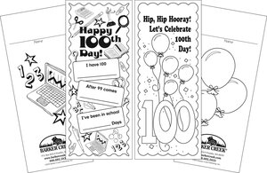 Celebrate 100th Day Bookmark Duet
