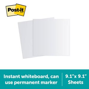 Post-It Easy Erase Whiteboard Sheets