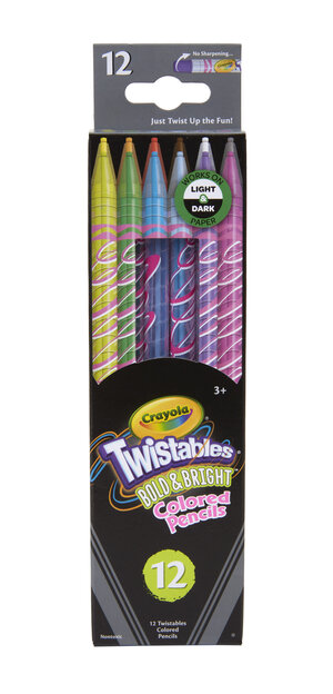 Crayola Bold & Bright Twistable Colored Pencils