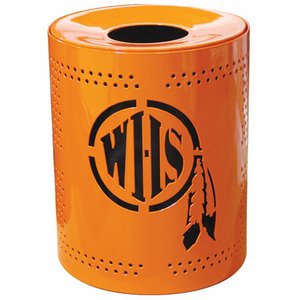 Personalized Outdoor Trash Receptacles