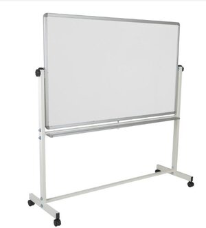 Double Sided Mobile Whiteboards