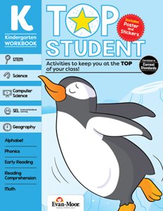 Top Student Kindergarten Activity Workbook