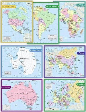 Continents Chart Set