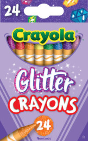 Crayola® Multi-Colored Glitter Crayons