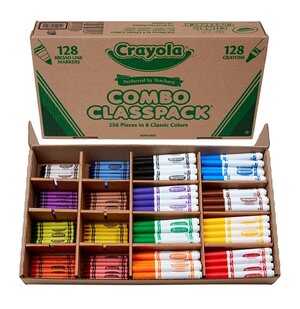 Crayola® Combo Classpack® 256ct Crayons & Markers