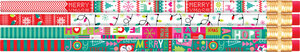 Joy Merry Christmas Imprint Pencils