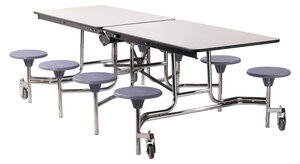 Mobile Tables with Stools
