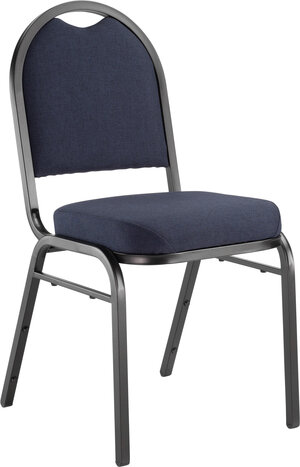 9200 Series Dome Upholstered Padded Stack Chairs - Fabric