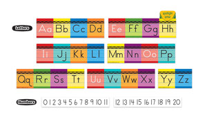 Crayola Alphabet Mini Bulletin Board Set