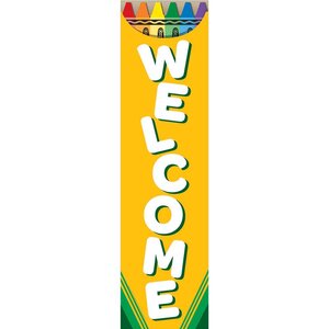 Crayola Welcome Banner