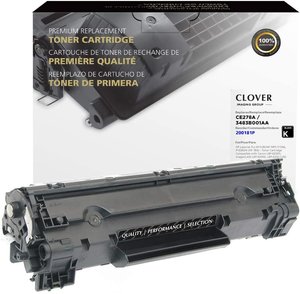 Clover Remanufactured Toner Cartridge | HP 78A/CE278A, Black