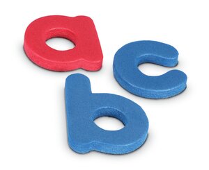 Die-Cut Magnetic Foam Lowercase Letters, 104 Pieces - ASH40001