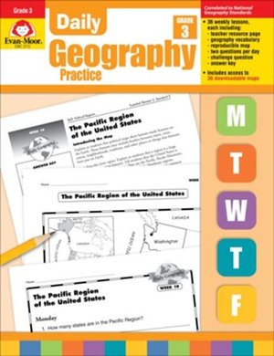 Daily Geography Practice, Grade 3