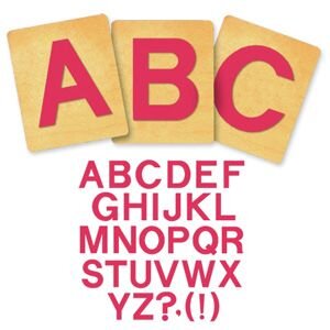 Ellison SureCut Die Set - Block Alphabet, Capital Letters