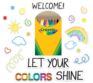 Crayola Let Your Color Shine Bulletin Board Set