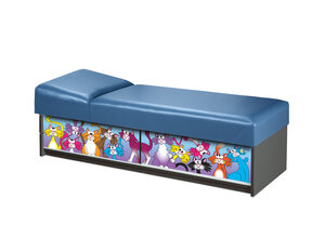Kids Couch with Sliding Doors - Crazy Cats Design