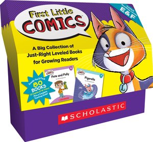 First Little Comics: Guided Reading Levels E & F (Classroom Set)