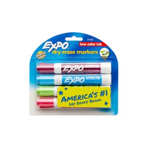 Chisel Tip Expo® Low Odor Dry Erase Markers Sets