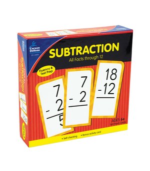 Subtraction All Facts through 12 Flash Cards