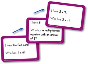 I Have...? Who Has...? Math Game - Grades 3-4