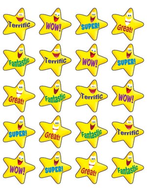 Encouraging Stars Stickers