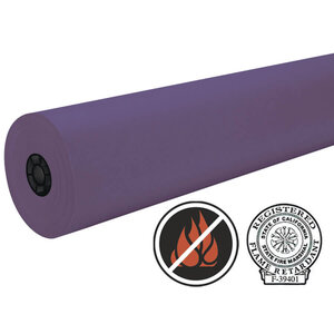 Wholesale Fire Retardant Chiffon Fabric Purple 50 yard roll