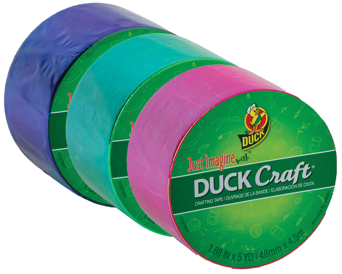 Duck Mirror Crafting Tape - Blue, 5 Yards 