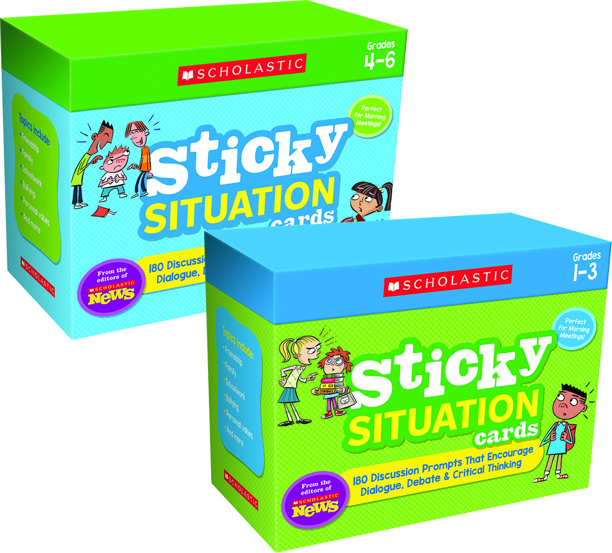 Scholastic News Sticky Situation Cards: Grades 4-6 (2ND) (First Edition)  (Other) 
