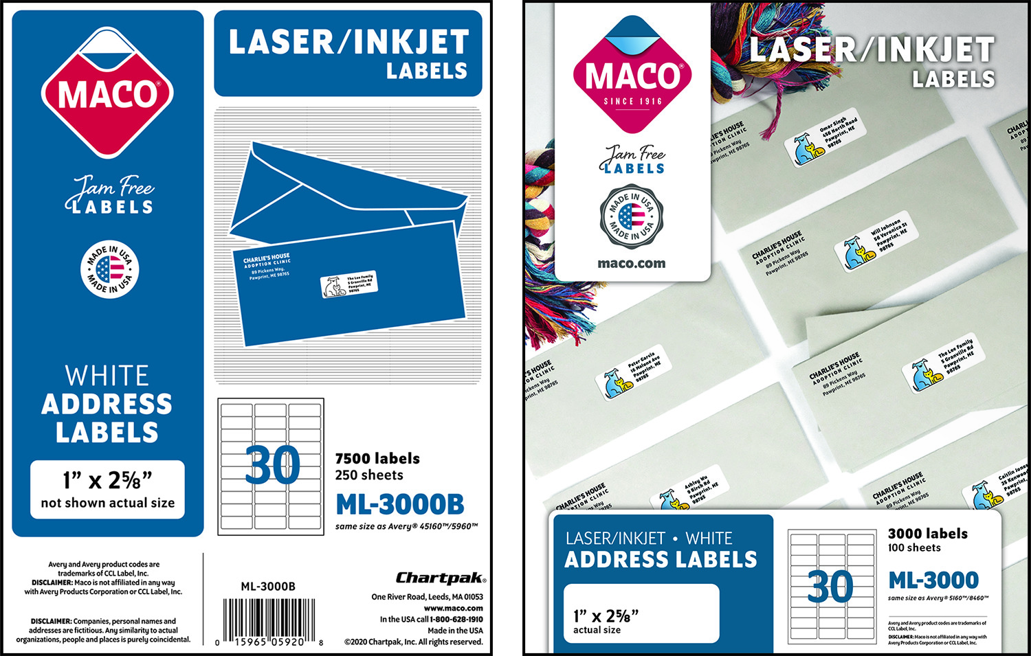 Maco Laser And Inkjet Labels Bender Burkot
