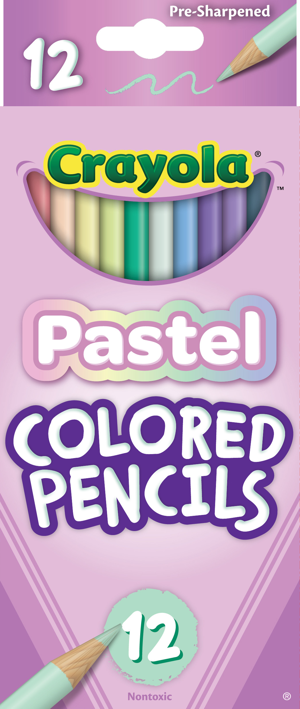 Color Block Pens - Set of 2 - Lilac + Cornflower