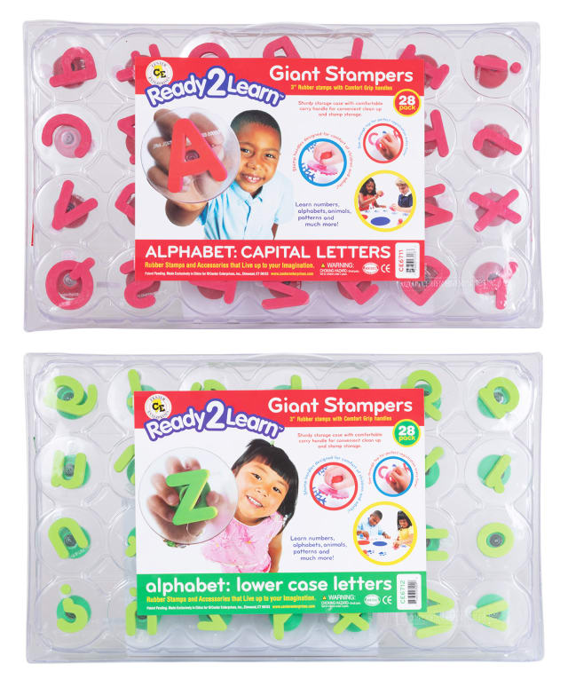 Giant Stampers Alphabet Uppercase And Lowercase
